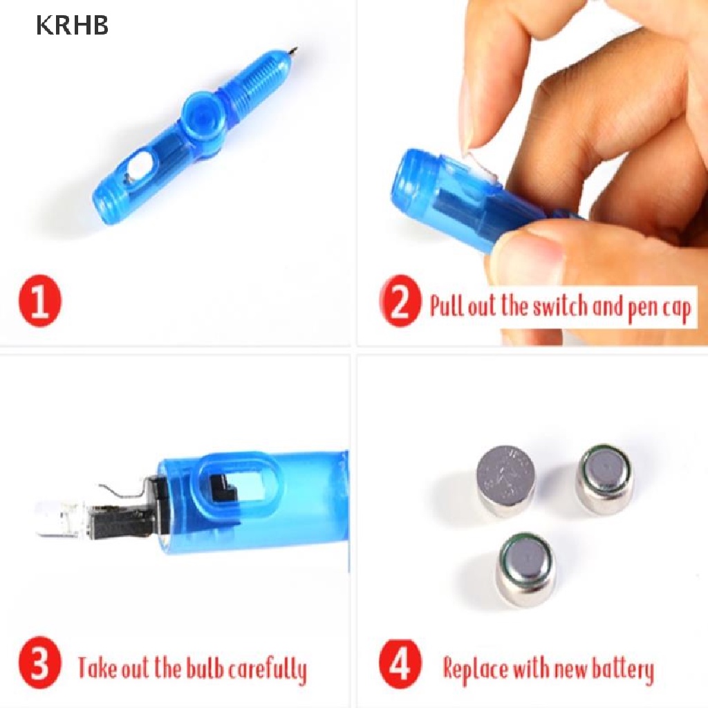 Con Quay Đồ Chơi Fidget spinner KRHB Có ĐèN Led PháT SáNg