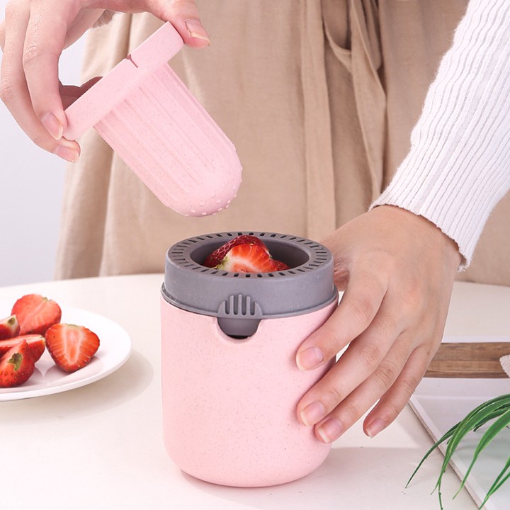 [FREESHIP] Dụng Cụ Vắt Cam Kiêm Ép Hoa Quả 2in1 Chất Liệu Nhựa Lúa Mạch An Toàn Tiện Lợi