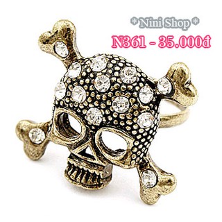 Nhẫn kiểu đầu lâu các loại (kéo sang phải xem thêm mẫu)