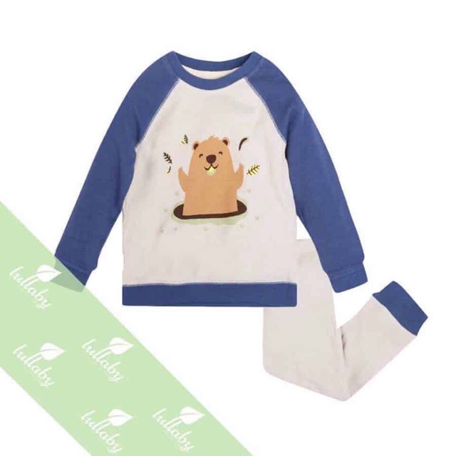 Bộ Pijama lullaby cho bé 0m-4Y-Gile 2 lớp