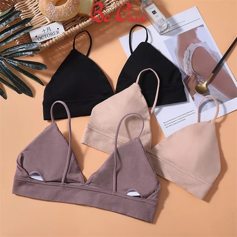 Bra cotton mềm dây mảnh hàng cao cấp 8886 BC_CHIC LINGERIE