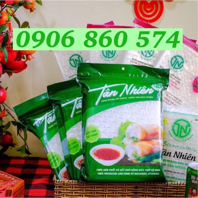 Bánh tráng tân nhiên có khoá zip  - 220gr