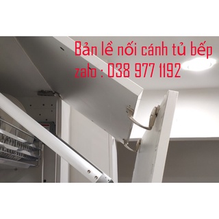 Bộ 2 bản lề nối cánh tủ bếp trên trong,bộ tay nâng cánh tủ bếp dày dặn ,phủ sơn tĩnh điện sáng bóng