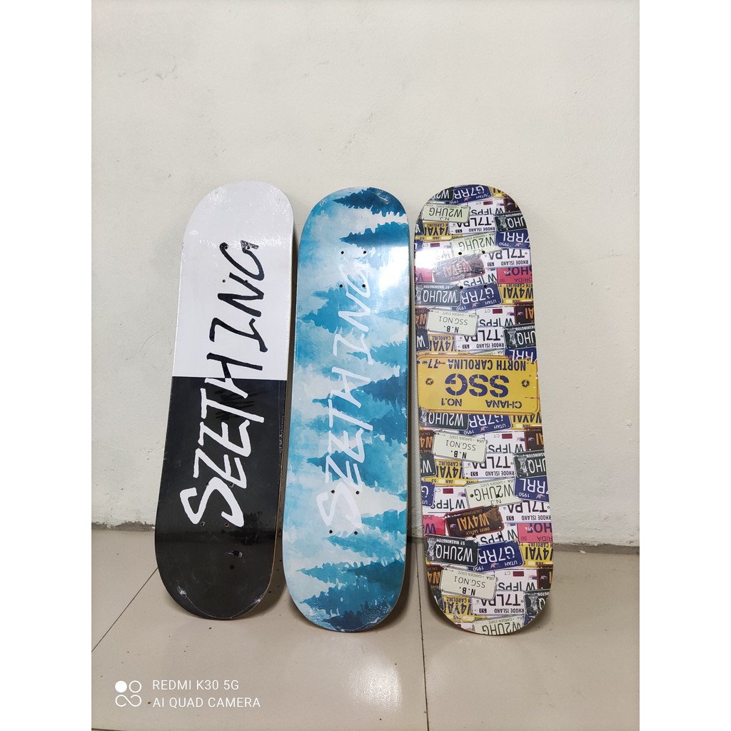 Deck Ván Trượt, Mặt Ván Trượt Skateboard Gỗ Phong Ép 7 Lớp