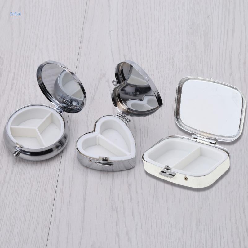 Hộp đựng thuốc viên kèm móc khóa tiện dụng tùy chọn kiểu dáng