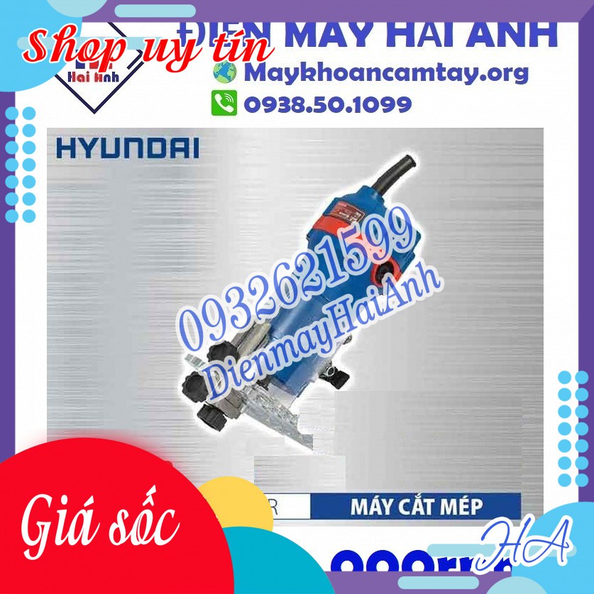 Máy cắt góc gỗ, phay gỗ Hyundai HPG506 chính hãng 500W, động cơ dây đồng mạnh mẽ bền bỉ. Bảo hành 6 tháng toàn quốc