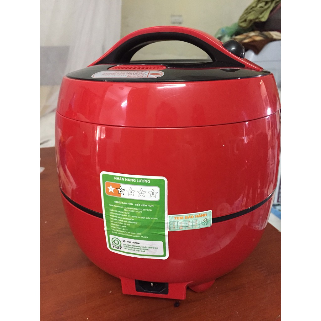 [GIÁ SỐC] Nồi cơm điện Kangaroo 1.2 lít KG822 đỏ ảnh thật | BigBuy360 - bigbuy360.vn