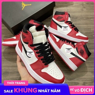 Giày jd đỏ đen thể thao sneakers cổ cao, giày đỏ đen jd_NAMTHAOAB