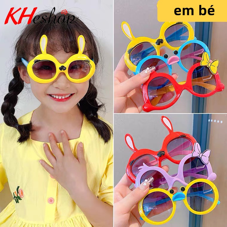 [Nhân Vật Hoạt Hình] Kính Chông Nắng Thỏ Bunny cho BÉ trai bé gái dưới 30kg, nhiều màu sắc mã Y1627