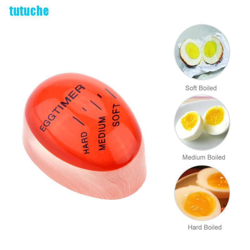 1 Dụng Cụ Đo Nhiệt Độ Trứng Luộc Thay Đổi Màu Sắc Tiện Dụng Cho Nhà Bếp