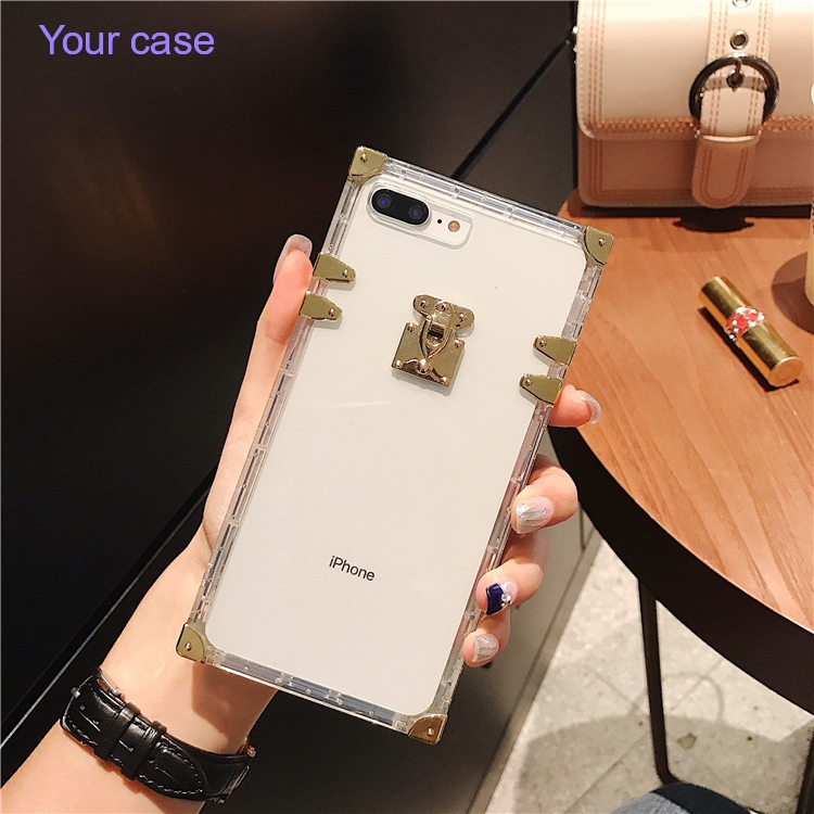 Ốp Điện Thoại Cứng Trong Suốt Kèm Dây Đeo Thời Trang Cho iPhone 6/6S 7/8 6P/6SP 7P/8P X/XS XR XS MAX 12 ip13
