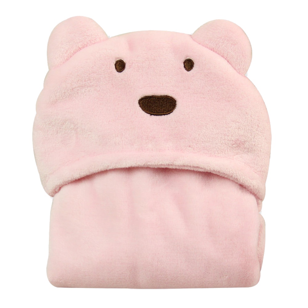 Khăn choàng tắm có mũ trùm đầu giữ ấm mùa đông cho bé