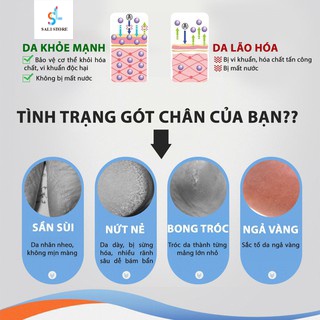 Vớ silicon chống đau gót chân, tất giúp đi giày êm và chống nứt nẻ da SALI PK68