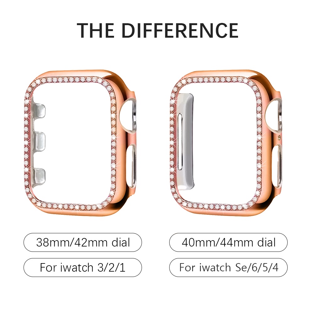 Dây Đeo Thay Thế Chất Liệu Kim Loại Mặt Đá Cho Apple Watch SE 7654321 Vòng Đeo Tay Kích Thước 41/40/38mm 45/44/42mm