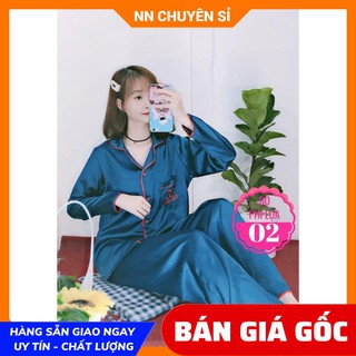 ĐỒ BỘ PHI LỤA TAY DÀI ĐBPL2 SANG CHẢNH ⚡100% ẢNH THẬT⚡ BỘ NGỦ LỤA