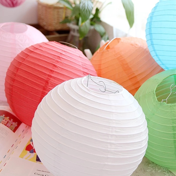 Lồng Đèn Giấy 15cm Phong Cách Trung Hoa Treo Trang Trí Lễ Hội