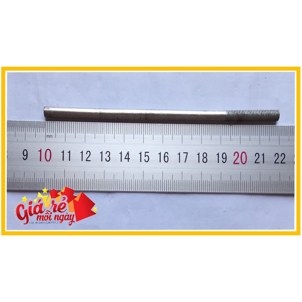 Thanh vít vặn ốc 1 đầu dài 12cm - 2 đầu dài 25cm DIY các loại mini