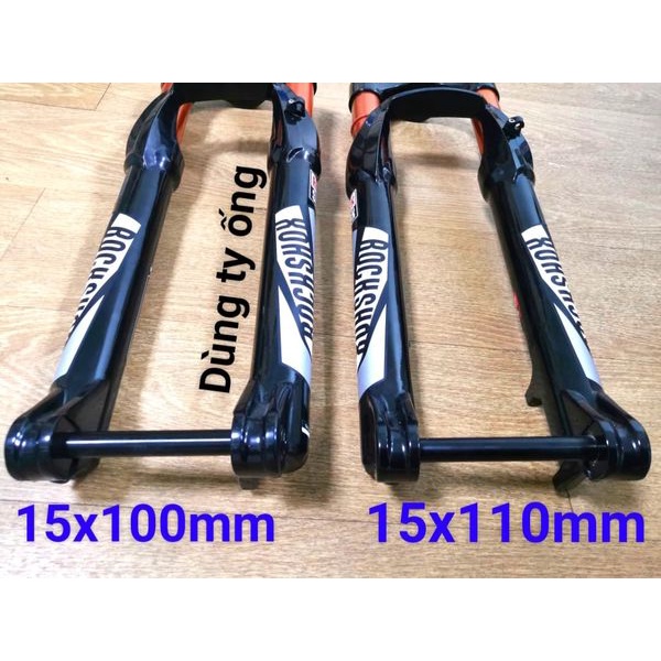 Phuộc Hơi RockShox Ống Thẳng  27.5inch 29inch Dùng Ty Ống 15mm Cho Xe Đạp Leo Núi