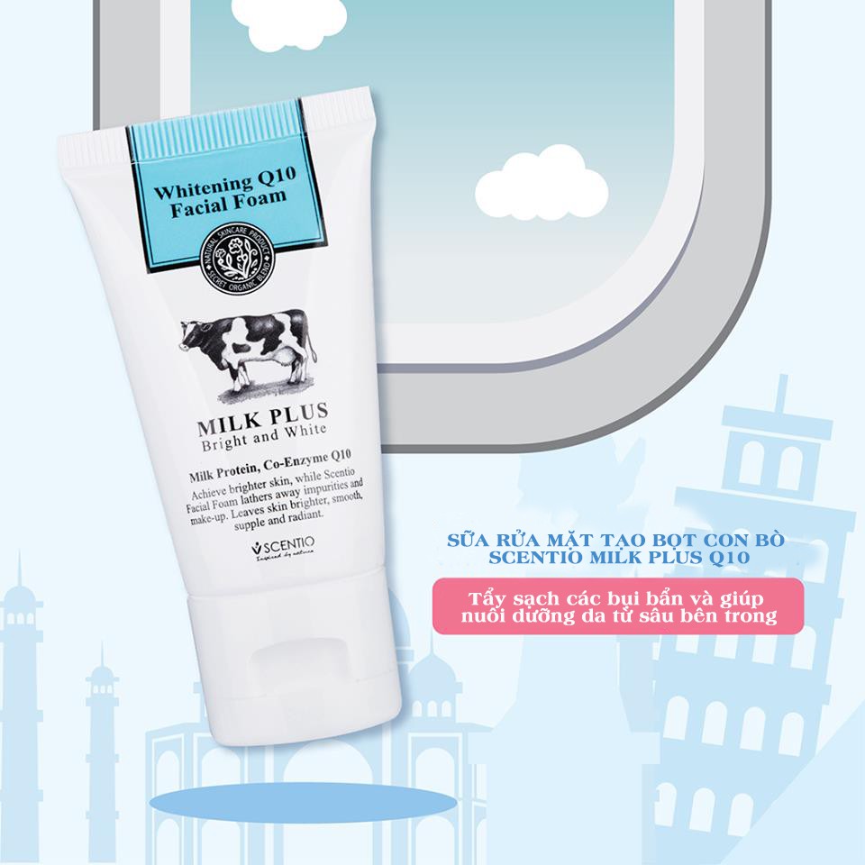 [QUÀ TẶNG KHÔNG BÁN] Sữa rửa mặt tạo bọt và dưỡng trắng da Scentio Milk Plus mini 5ml | BigBuy360 - bigbuy360.vn