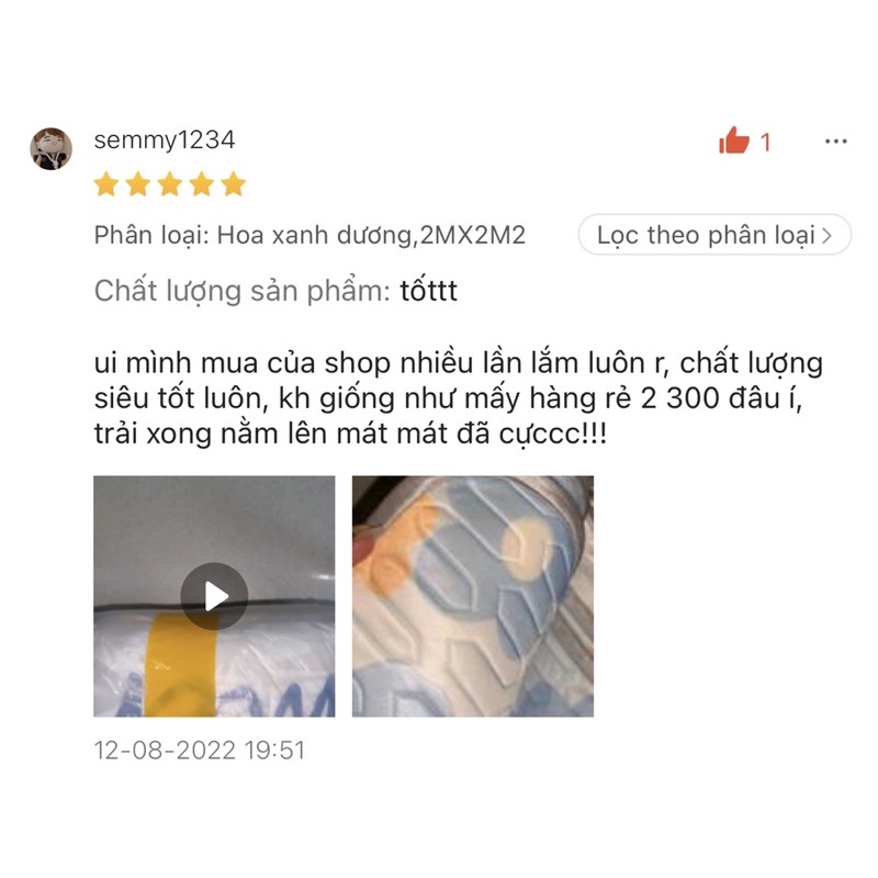 CHIẾU CHUN CÀI cao su non latex, chiếu điều hòa 5d họa tiết đáng yêu Suhali Shop