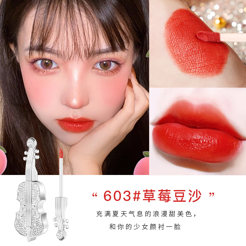 Son cây đàn đính đá đàn violon mịn như nhung velvet tint và phong cách violin | BigBuy360 - bigbuy360.vn