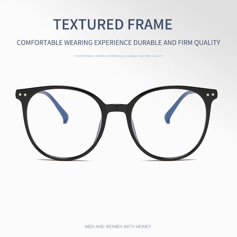 Mắt Kính Chống Ánh Sáng Xanh Phong Cách Retro Dành Cho Nam Nữ