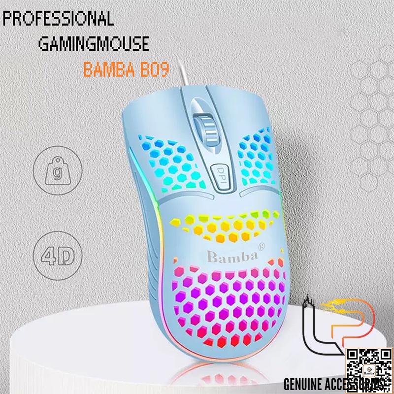 CHUỘT CHƠI GAME BAMBA B09 - MOUSE BAMBA B09 LED