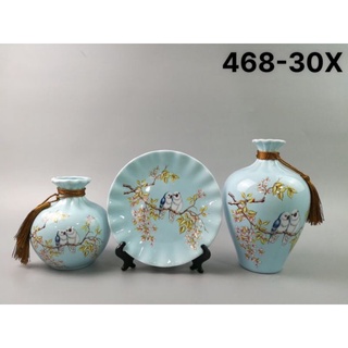 Sét đĩa và bình decor (nhiều mẫu-inbox chọn mẫu)