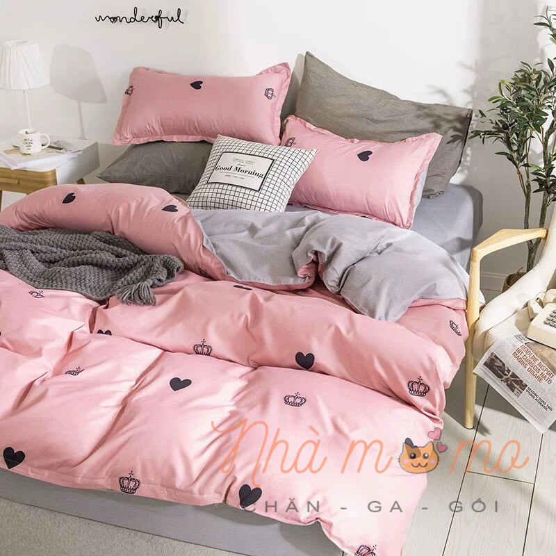 [HÀNG NHẬP KHẨU - NỆM CAO DƯỚI 23CM] Bộ Chăn Ga Gối Cotton Poly Cao Cấp HOT TREND 2020 (chat chon mẫu) | BigBuy360 - bigbuy360.vn