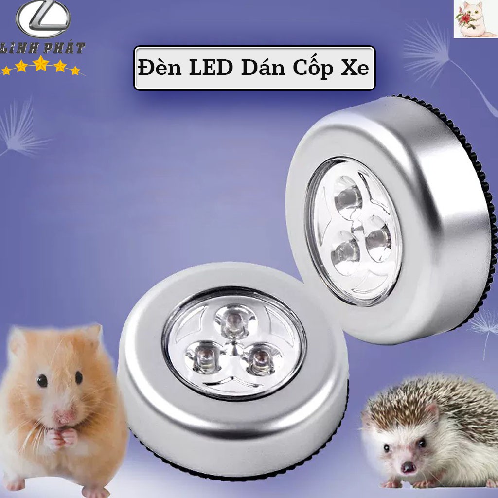 Đèn Led Dán Cốp Xe Ô Tô - Đèn Led Ốp Trần Ô Tô Siêu Sáng - 1 Chiếc