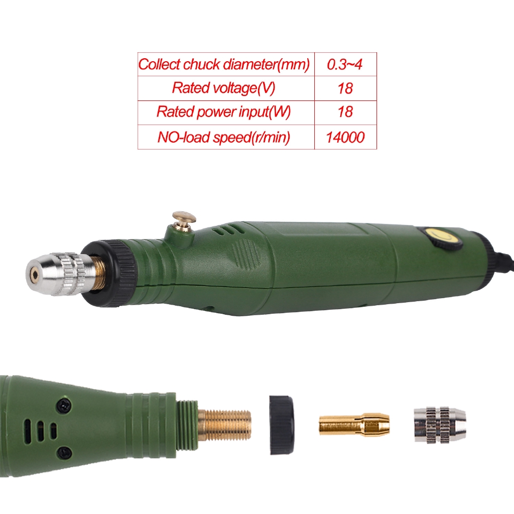 Máy mài điện mini HB-001 Máy khoan điện khắc dụng cụ điện