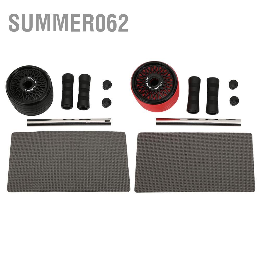 Bánh xe lăn tập cơ bụng tay cầm bọt biển tập luyện vòng eo thích hợp cho phòng tập thể hình