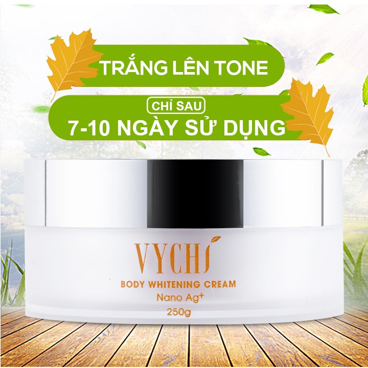 Combo 2 hộp kem body NANO BẠC 250gr - Kem dưỡng trắng da toàn thân, cấp ẩm cho da, không bắt nắng an toàn cho người dùng