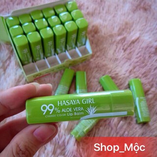Son dưỡng môi lô hội Hasaya Girl Aloe Vera 99% Thái Lan