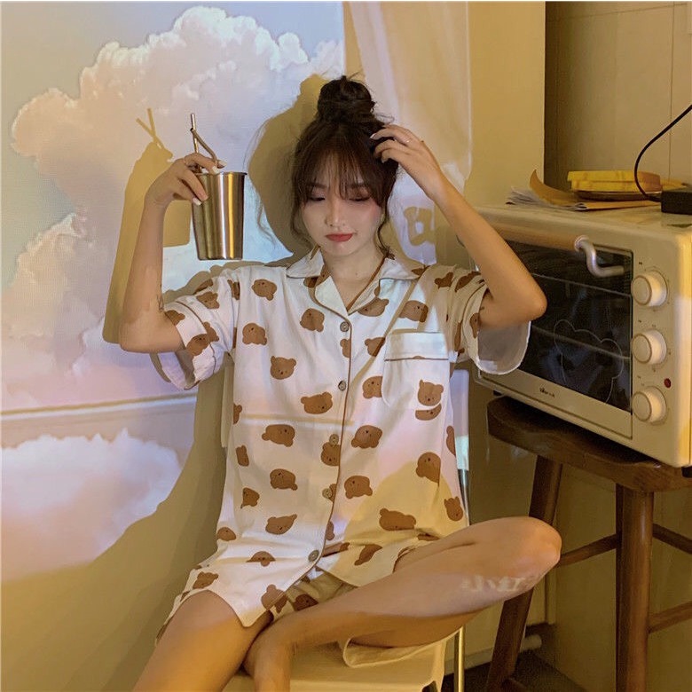 [ Rẻ Vô Địch ] Bộ ngủ Pyjama Cộc Đùi hoạt hình mặc nhà mặc ngủ siêu xinh ♥ | WebRaoVat - webraovat.net.vn