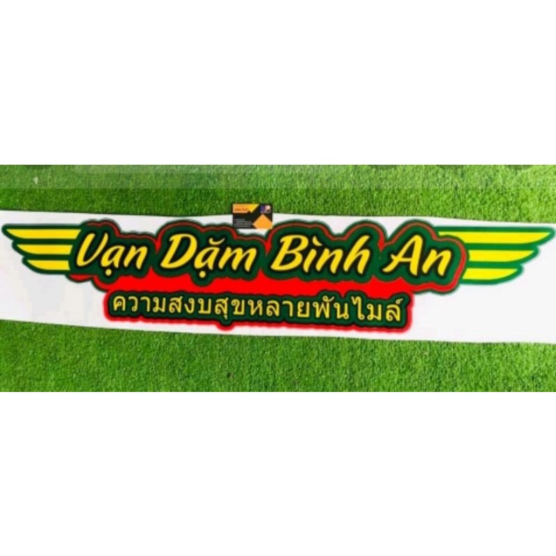 Tem decal vạn dặm bình an chữ Thái độc lạ. TEM CHỮ SP TRANSPORT và mẫu chữ Thái SIÊU NGẦU CHO XE - CHẤT LƯỢNG BỀN MÀU