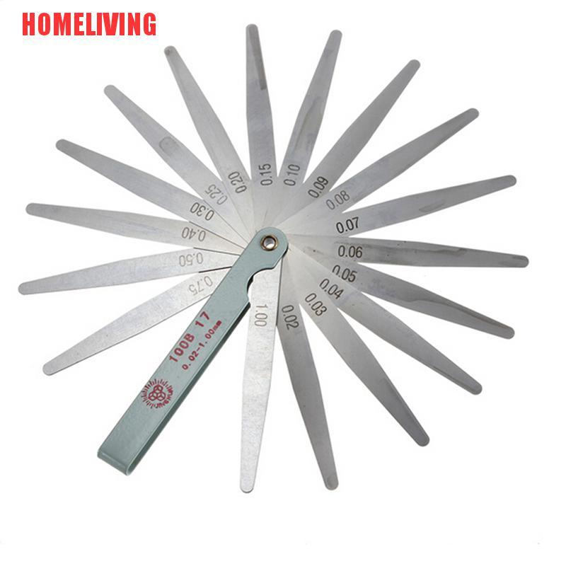 [HOMELIVING] Dụng Cụ Đo Độ Dày Khoảng Cách Kỹ Thuật Hữu Ích 17 Lưỡi Dao