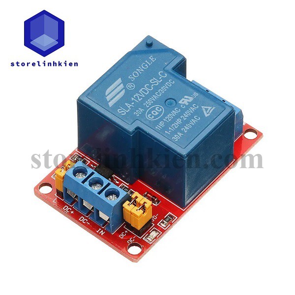 Mạch 1 Relay 5V 12V 30A kích H/L