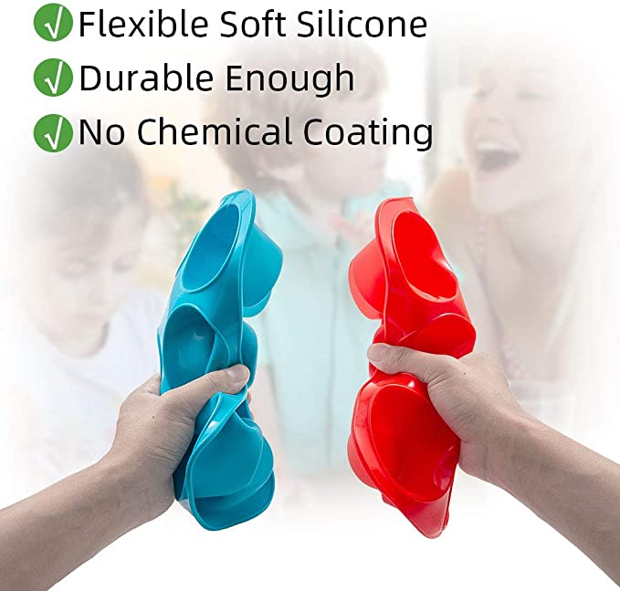 Khuôn Làm Bánh Xốp ANAEAT Chất Liệu Silicon Thiết Kế 6 Ô Tròn Lớn Chống Dính