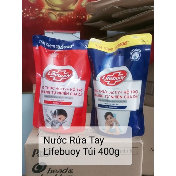 Nước rửa tay Lifebuoy Bảo vệ vượt trội Túi 400g[mẫu mới]
