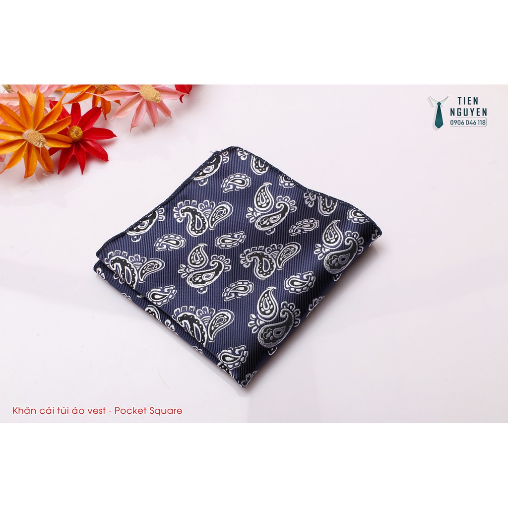 Khăn Cài Túi Áo Vest - Pocket Square họa tiết