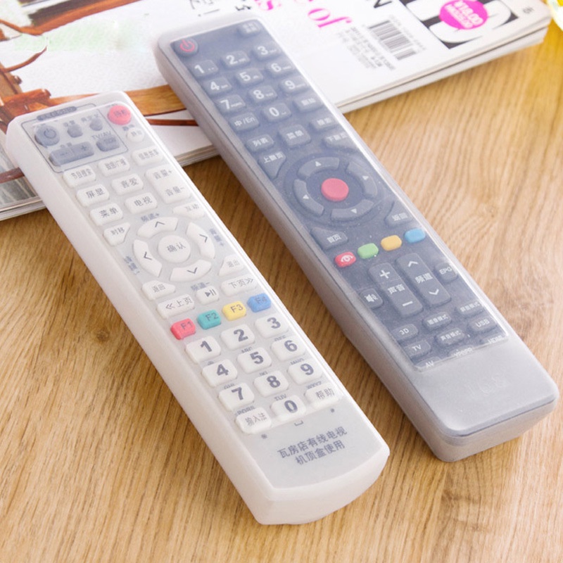 Vỏ Silicone Trong Suốt Bảo Vệ Cho Điều Khiển Từ Xa Của TV / Máy Lạnh Chống Thấm Nước Chống Bụi