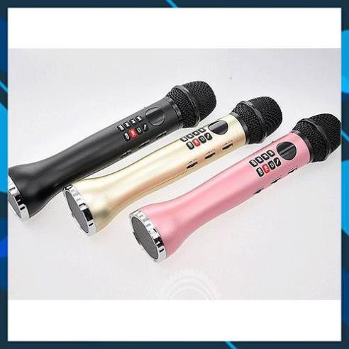 Micro không dây karaoke L-598 Bluetooth - Hỗ trợ ghi âm- chống rè hát trên ô tô- BH 6 THÁNG [Giá Hủy Diệt]