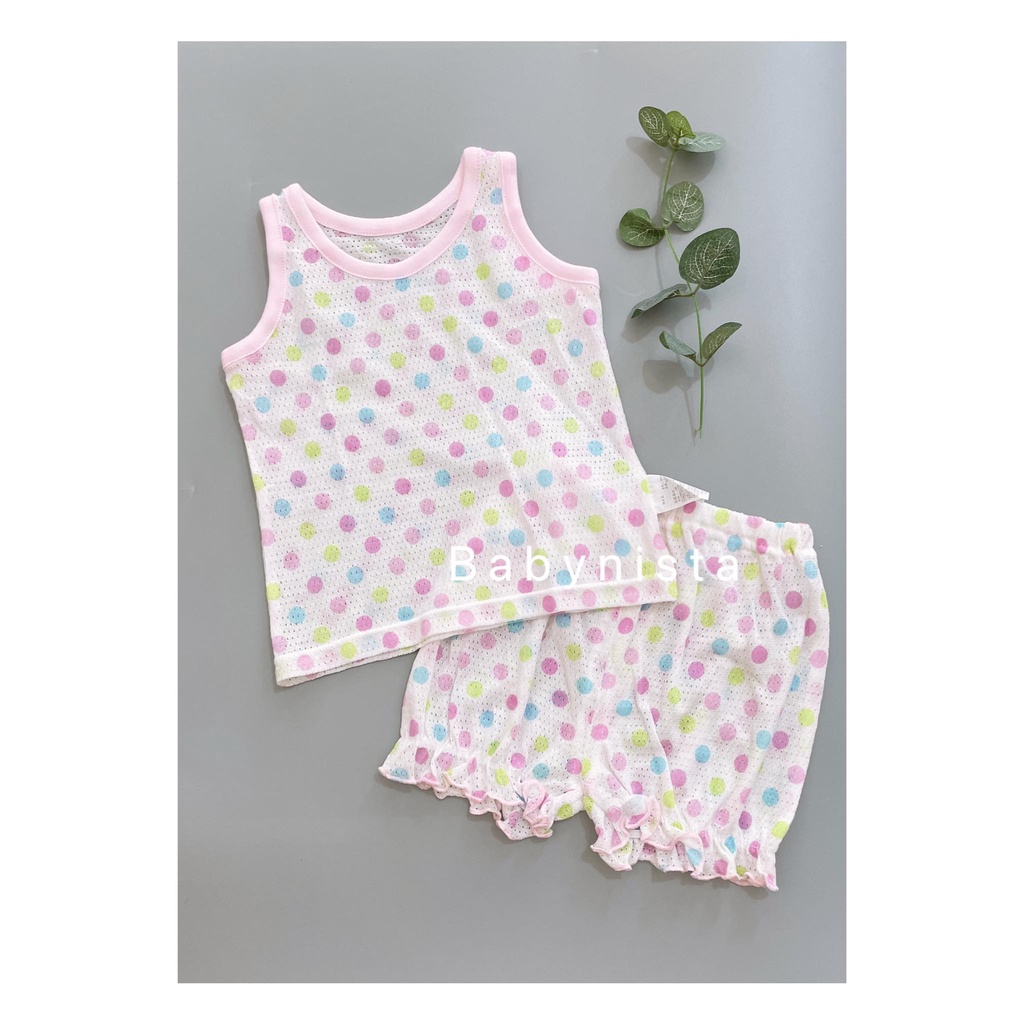 BỘ SÁT NÁCH BÉ GÁI THUN COTTON GIẤY