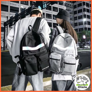 [ CHỐNG NƯỚC ] BALO PHẢN QUANG COLKIDS.CLUB ( TRẮNG/ĐEN )