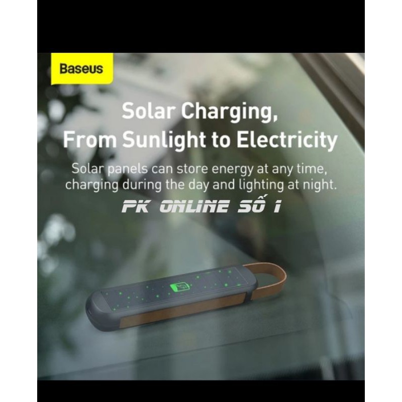 Đèn pin xe hơi khẩn cấp năng lượng mặt trời Baseus Đèn pin cảnh báo di động[ Đèn LED Đổ ]