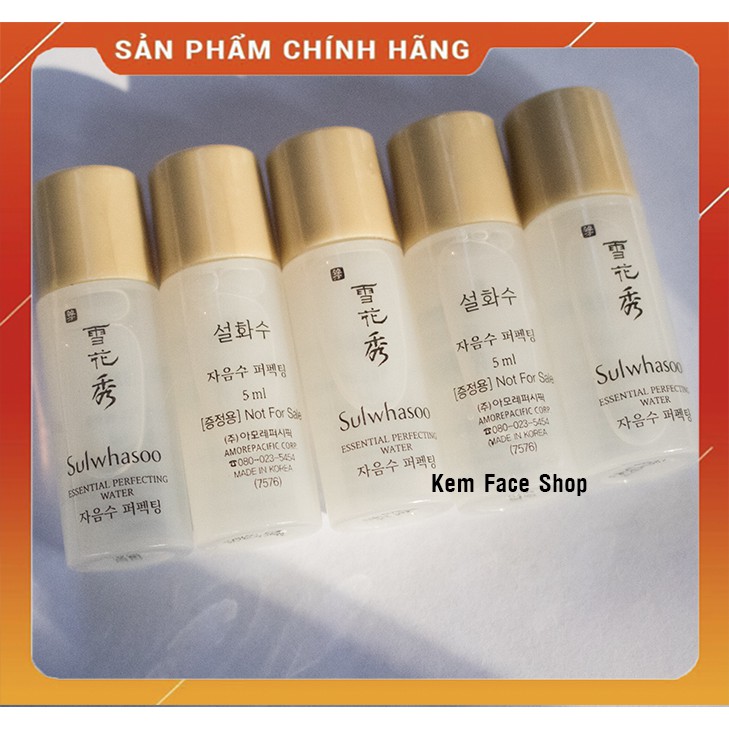 Nước hoa hồng nâng cơ dưỡng sáng da dành cho mọi loại da Sulwhasoo 5ml