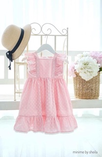 V09-VẢI THÔ LỤA 100%COTTON (CHẤM BI)