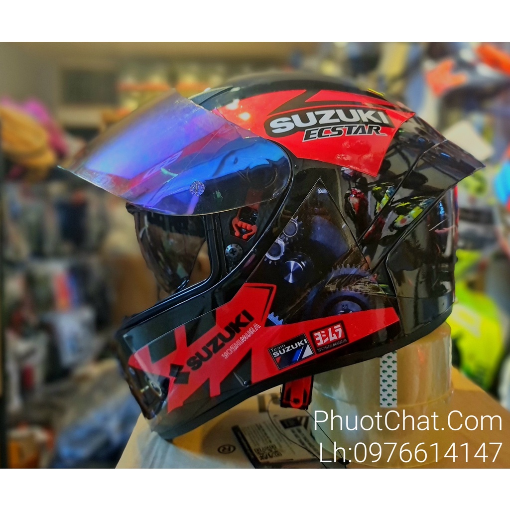 Nón bảo hiểm Fullface M266 lên tem nhiều mẫu siêu đẹp