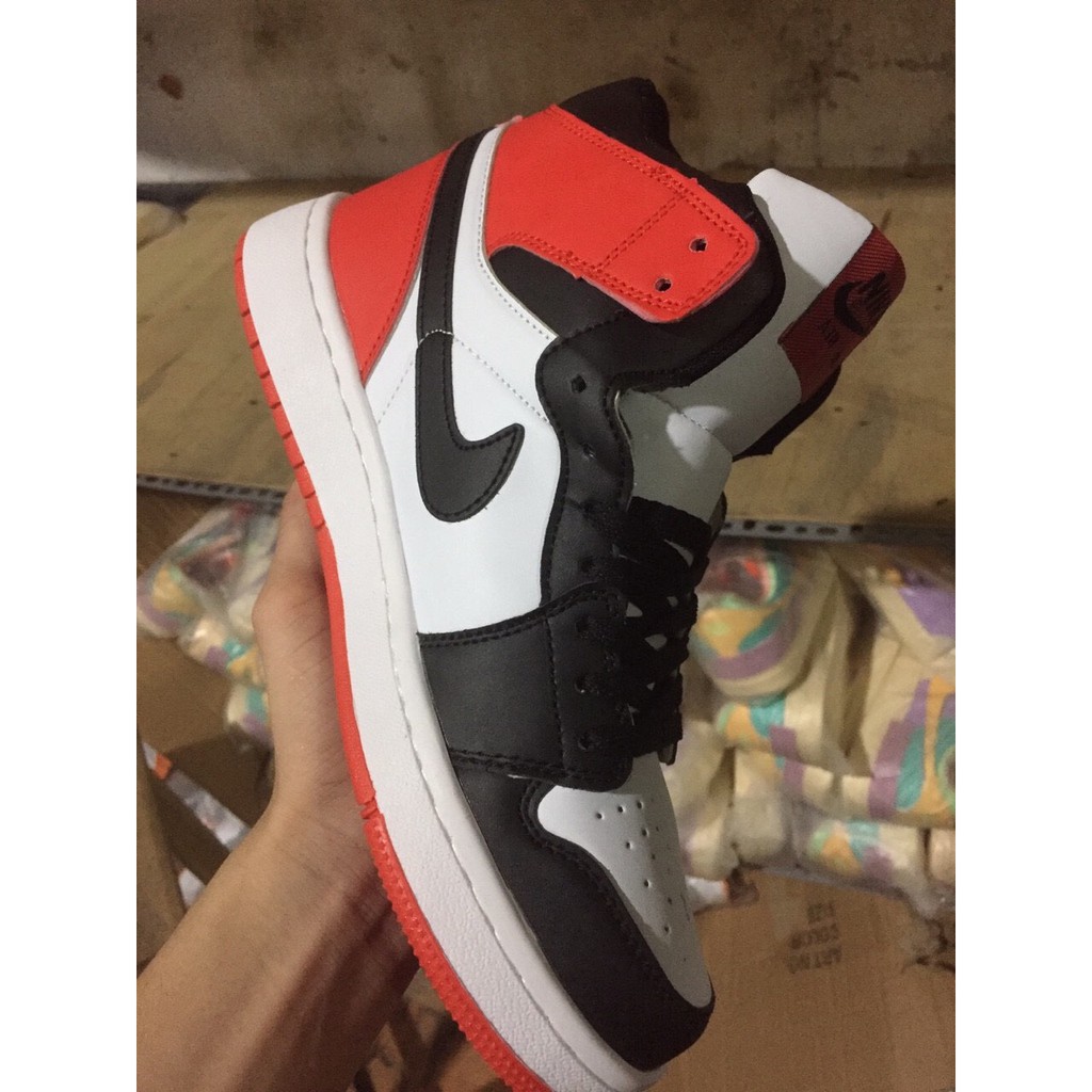 ( Ảnh thật) Giầy jordan 1 đỏ đen full ( tặng box) | BigBuy360 - bigbuy360.vn